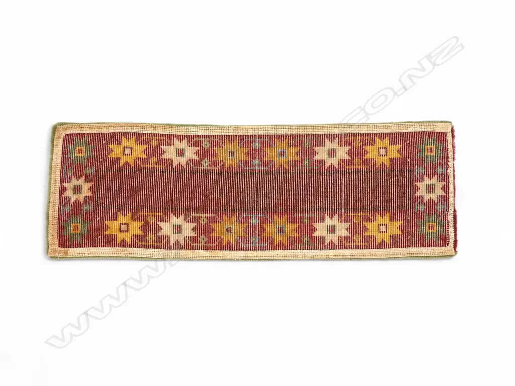 Wool coarse-weave rug, Image 1++